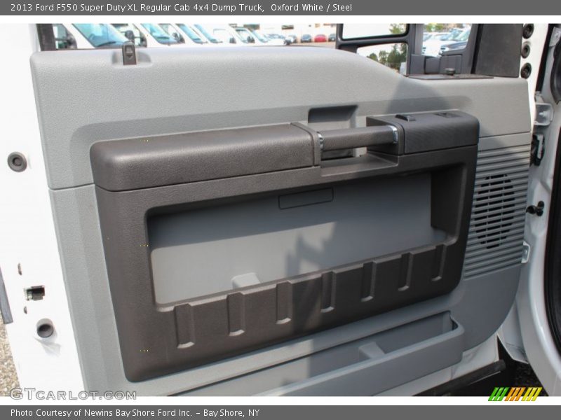 Oxford White / Steel 2013 Ford F550 Super Duty XL Regular Cab 4x4 Dump Truck