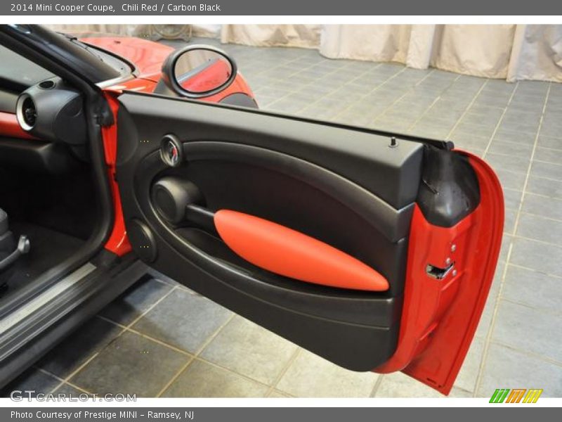 Chili Red / Carbon Black 2014 Mini Cooper Coupe