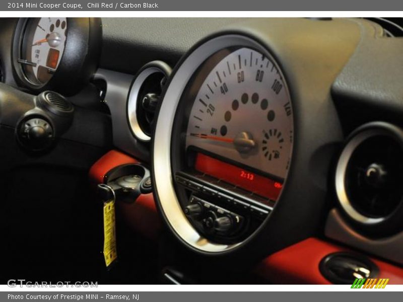 Chili Red / Carbon Black 2014 Mini Cooper Coupe