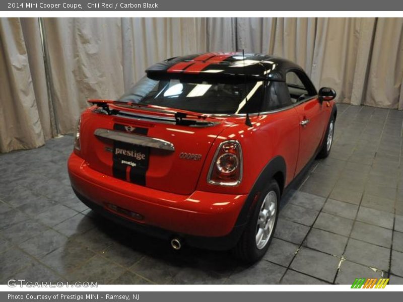 Chili Red / Carbon Black 2014 Mini Cooper Coupe