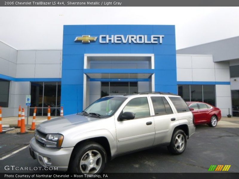Silverstone Metallic / Light Gray 2006 Chevrolet TrailBlazer LS 4x4