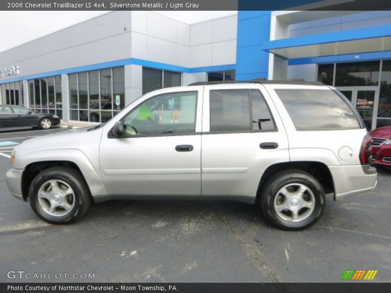 Silverstone Metallic / Light Gray 2006 Chevrolet TrailBlazer LS 4x4