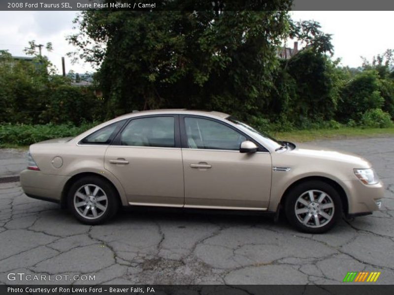 Dune Pearl Metallic / Camel 2008 Ford Taurus SEL