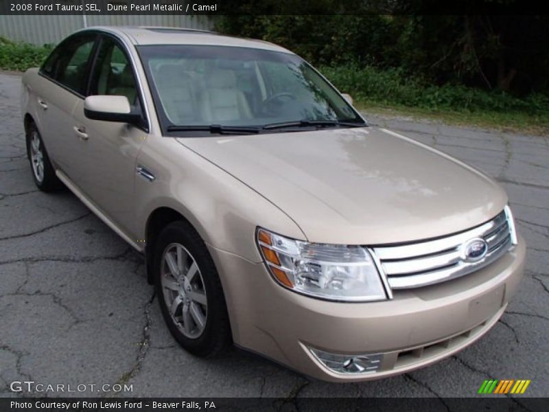 Dune Pearl Metallic / Camel 2008 Ford Taurus SEL