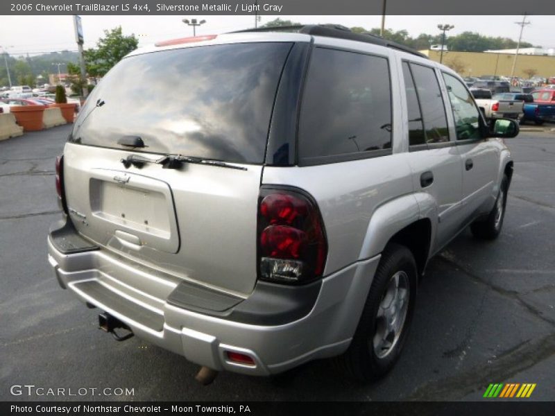 Silverstone Metallic / Light Gray 2006 Chevrolet TrailBlazer LS 4x4