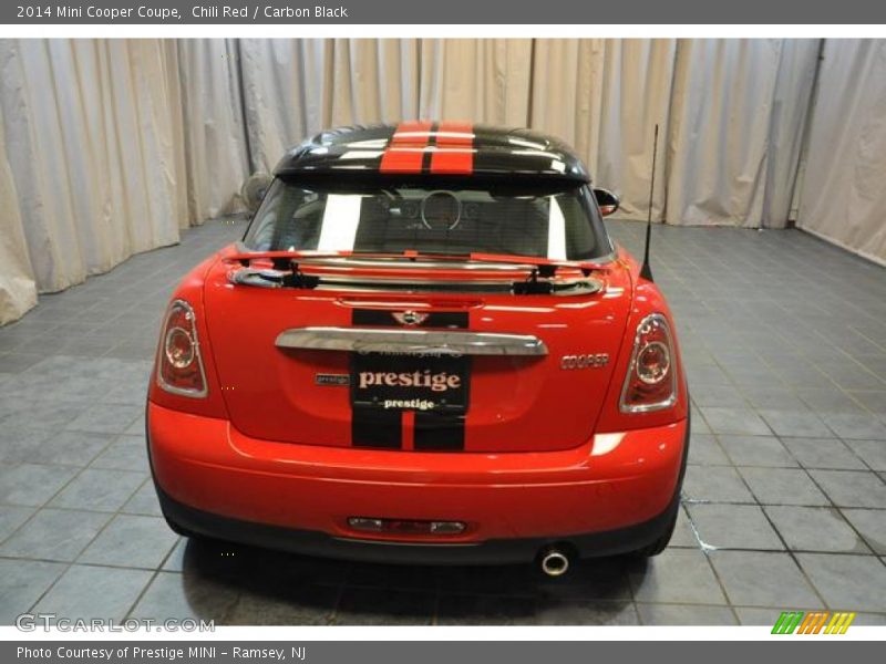 Chili Red / Carbon Black 2014 Mini Cooper Coupe