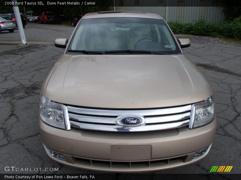 Dune Pearl Metallic / Camel 2008 Ford Taurus SEL