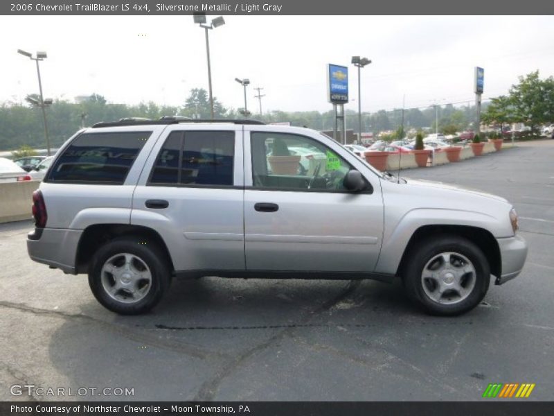 Silverstone Metallic / Light Gray 2006 Chevrolet TrailBlazer LS 4x4