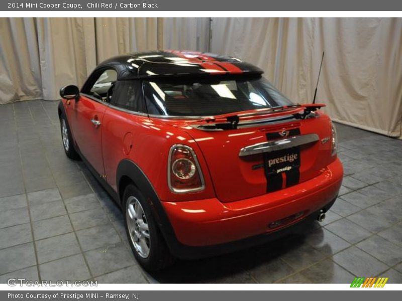 Chili Red / Carbon Black 2014 Mini Cooper Coupe