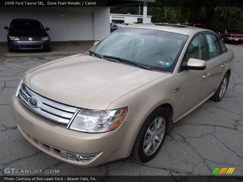 Dune Pearl Metallic / Camel 2008 Ford Taurus SEL