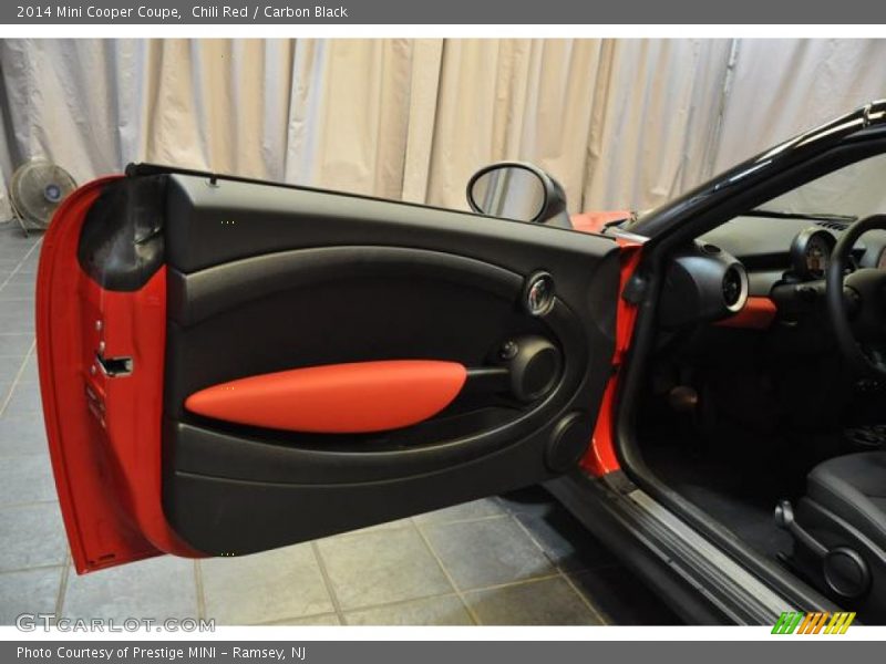 Chili Red / Carbon Black 2014 Mini Cooper Coupe