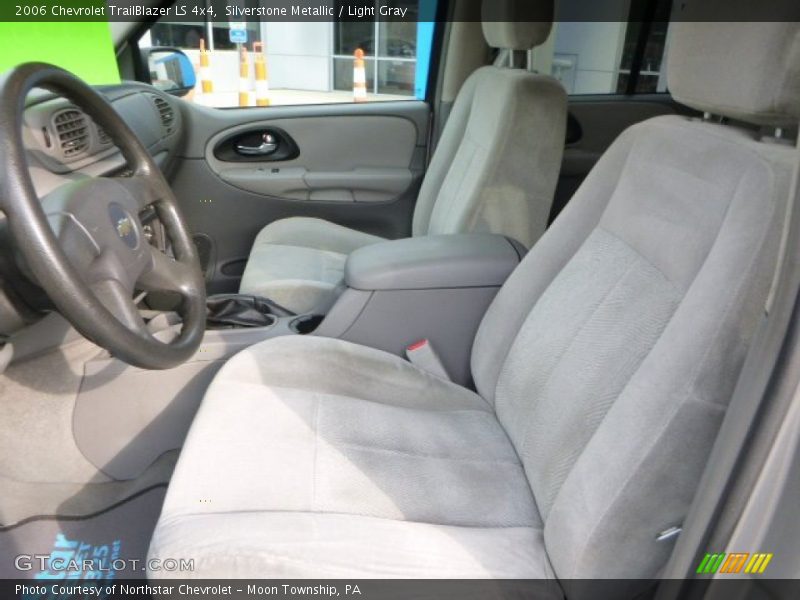 Silverstone Metallic / Light Gray 2006 Chevrolet TrailBlazer LS 4x4