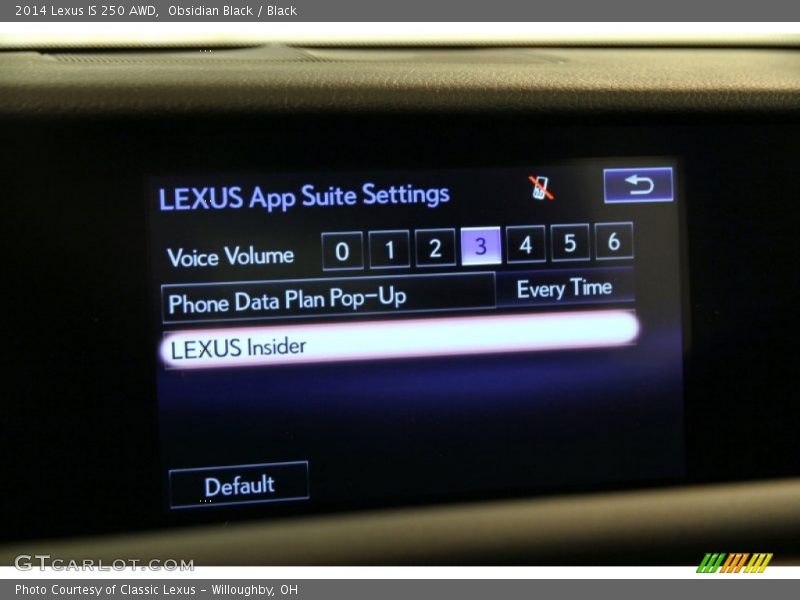 Obsidian Black / Black 2014 Lexus IS 250 AWD