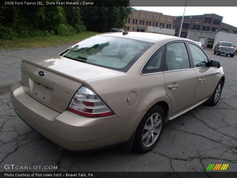Dune Pearl Metallic / Camel 2008 Ford Taurus SEL