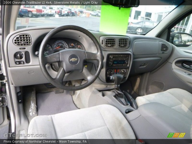 Silverstone Metallic / Light Gray 2006 Chevrolet TrailBlazer LS 4x4