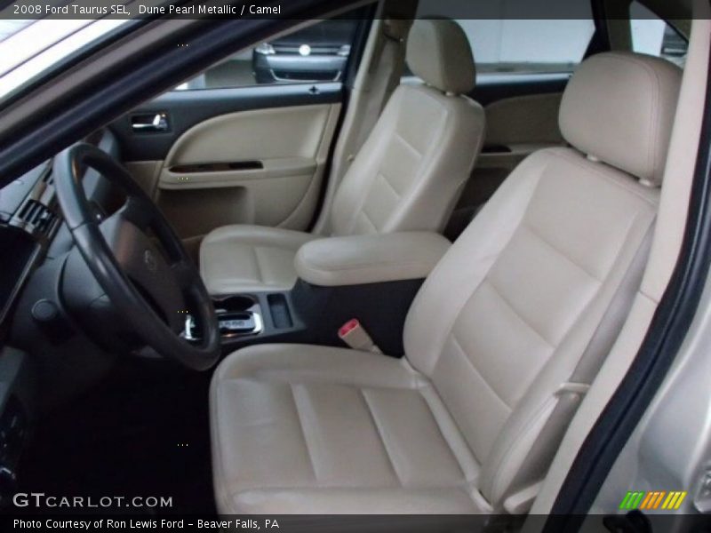 Dune Pearl Metallic / Camel 2008 Ford Taurus SEL