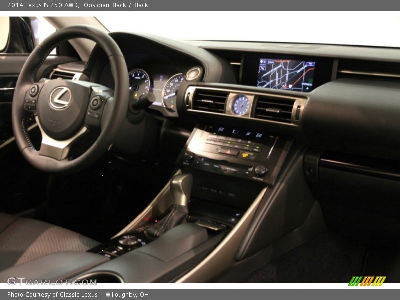 Obsidian Black / Black 2014 Lexus IS 250 AWD