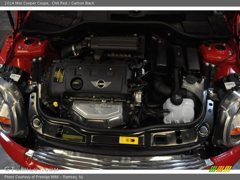Chili Red / Carbon Black 2014 Mini Cooper Coupe
