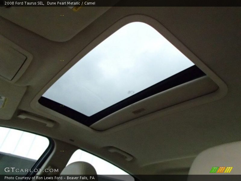 Dune Pearl Metallic / Camel 2008 Ford Taurus SEL