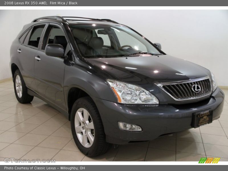 Flint Mica / Black 2008 Lexus RX 350 AWD