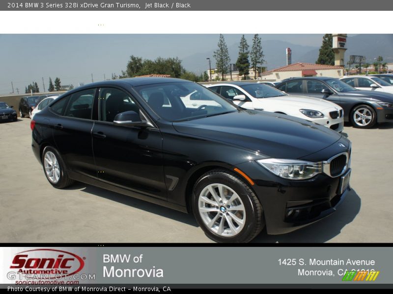 Jet Black / Black 2014 BMW 3 Series 328i xDrive Gran Turismo