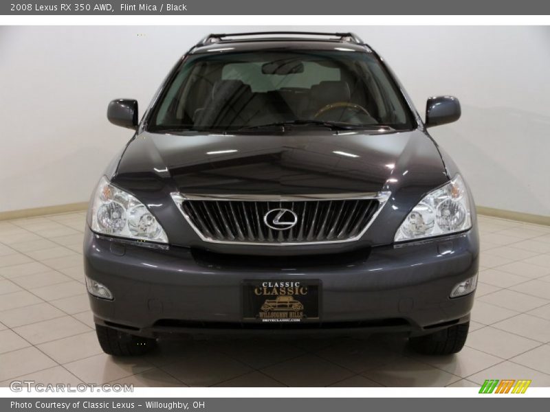Flint Mica / Black 2008 Lexus RX 350 AWD