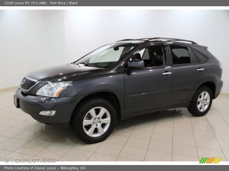 Flint Mica / Black 2008 Lexus RX 350 AWD