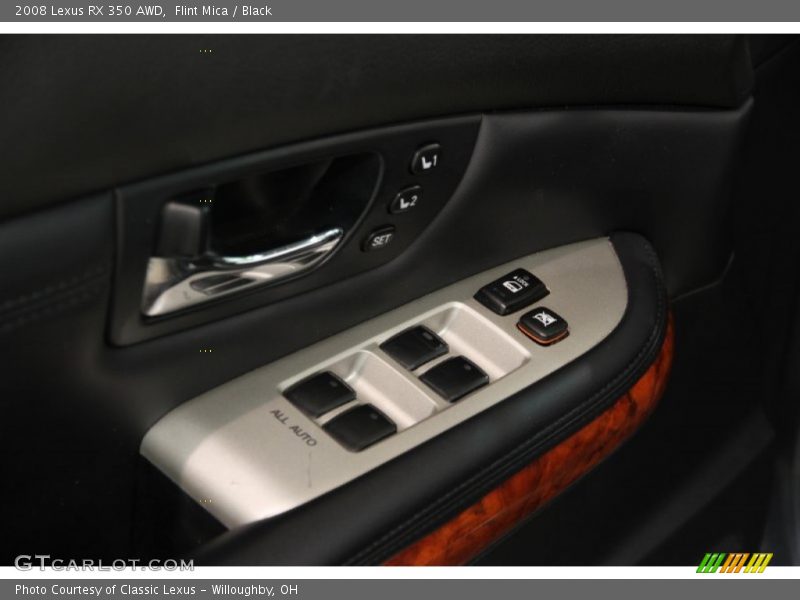 Flint Mica / Black 2008 Lexus RX 350 AWD