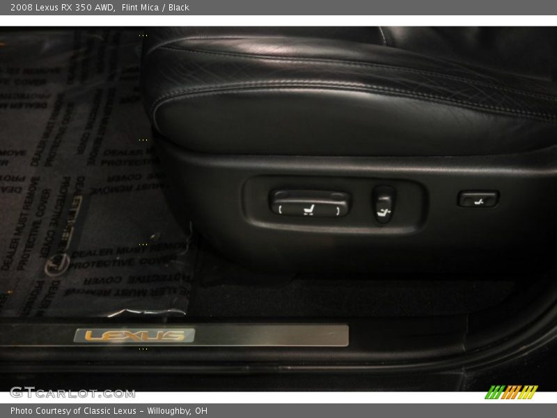 Flint Mica / Black 2008 Lexus RX 350 AWD