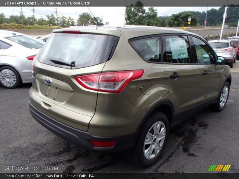 Ginger Ale / Charcoal Black 2014 Ford Escape S