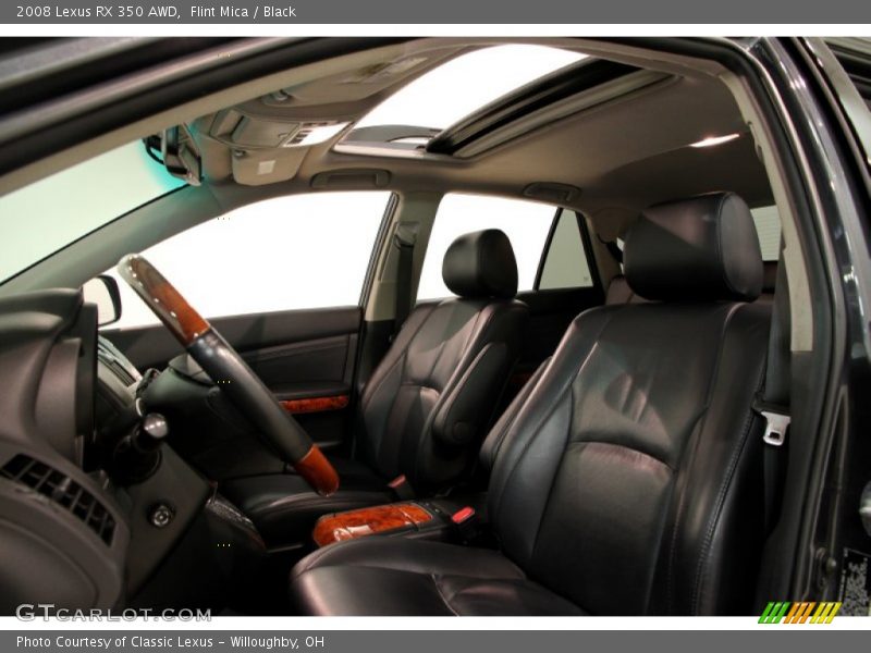 Flint Mica / Black 2008 Lexus RX 350 AWD