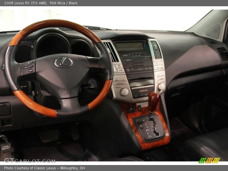 Flint Mica / Black 2008 Lexus RX 350 AWD