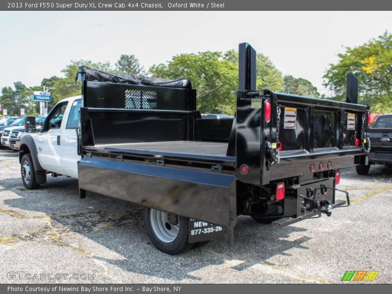 Oxford White / Steel 2013 Ford F550 Super Duty XL Crew Cab 4x4 Chassis