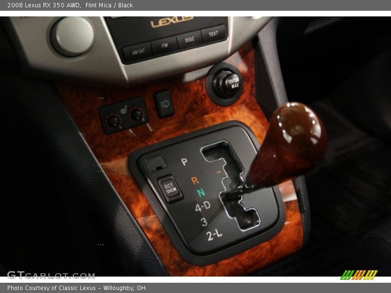 Flint Mica / Black 2008 Lexus RX 350 AWD