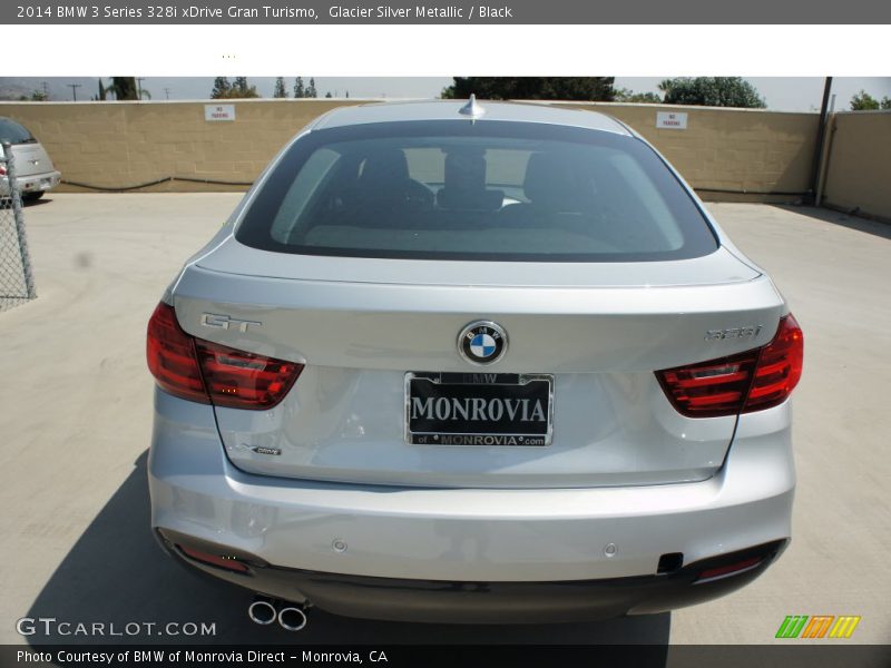 Glacier Silver Metallic / Black 2014 BMW 3 Series 328i xDrive Gran Turismo