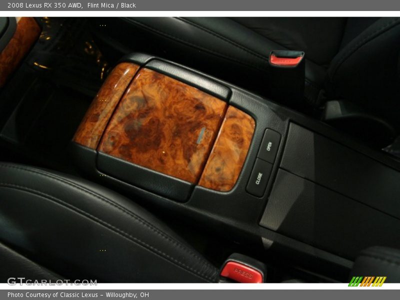 Flint Mica / Black 2008 Lexus RX 350 AWD