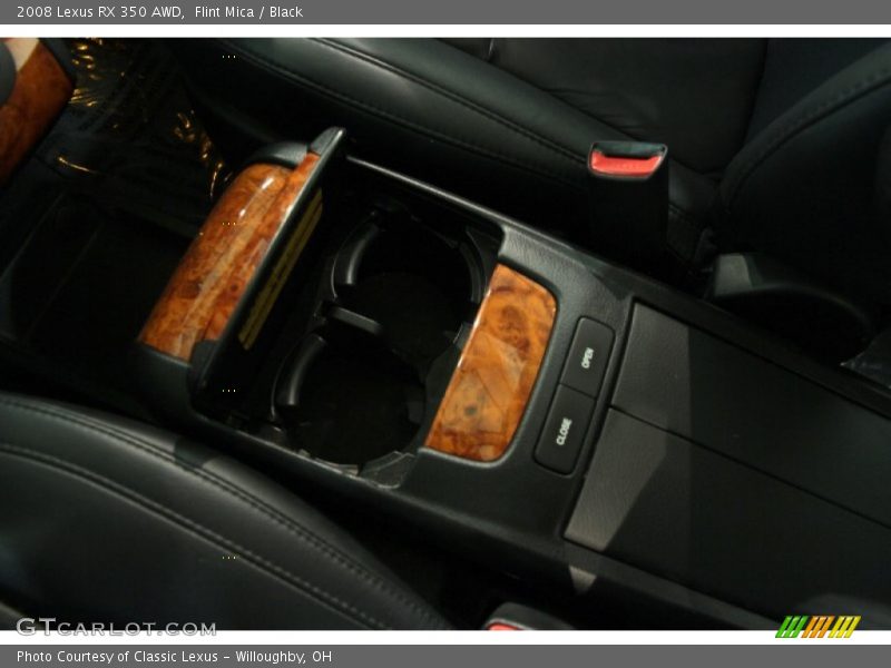 Flint Mica / Black 2008 Lexus RX 350 AWD