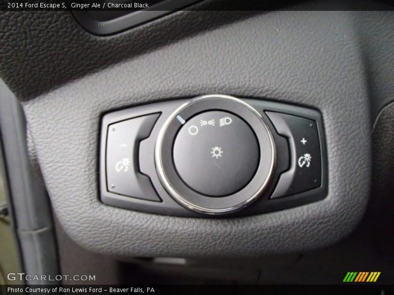 Ginger Ale / Charcoal Black 2014 Ford Escape S