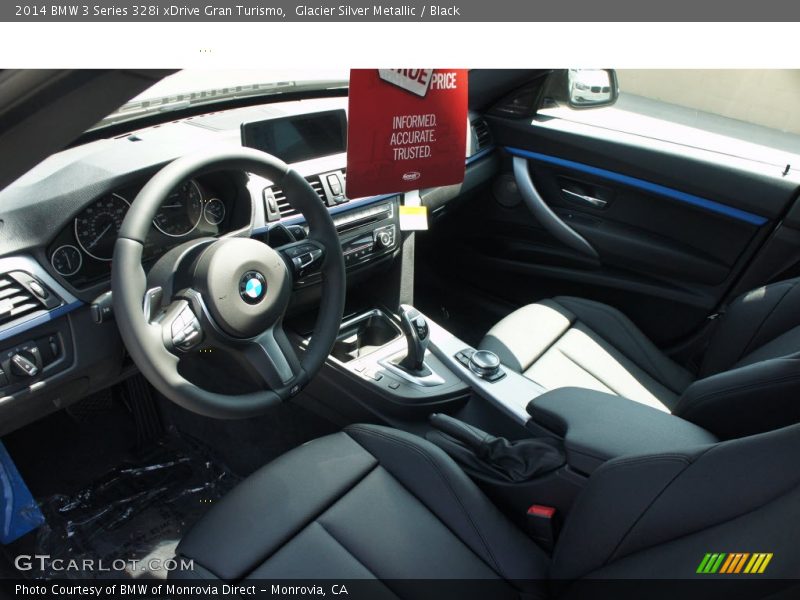 Black Interior - 2014 3 Series 328i xDrive Gran Turismo 