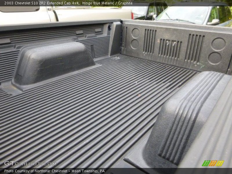 Indigo Blue Metallic / Graphite 2003 Chevrolet S10 ZR2 Extended Cab 4x4