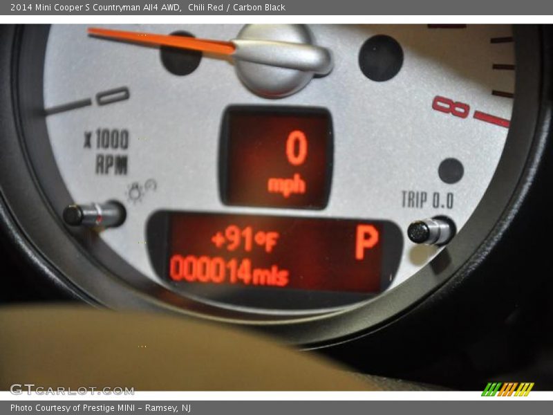 Chili Red / Carbon Black 2014 Mini Cooper S Countryman All4 AWD