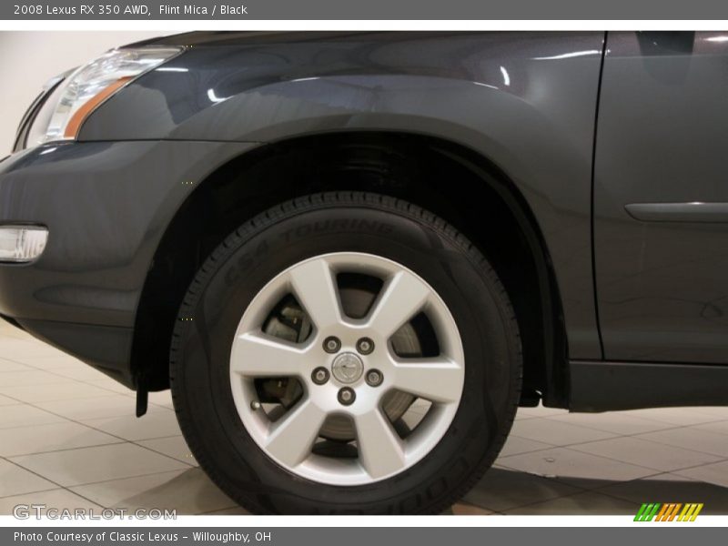 Flint Mica / Black 2008 Lexus RX 350 AWD
