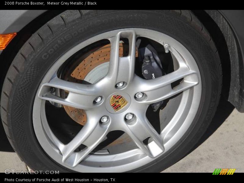 Meteor Grey Metallic / Black 2008 Porsche Boxster