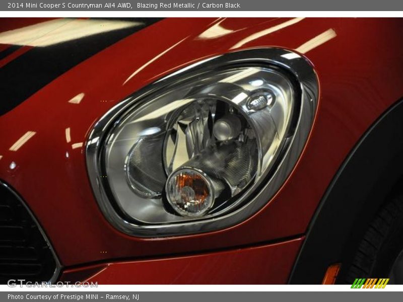 Blazing Red Metallic / Carbon Black 2014 Mini Cooper S Countryman All4 AWD