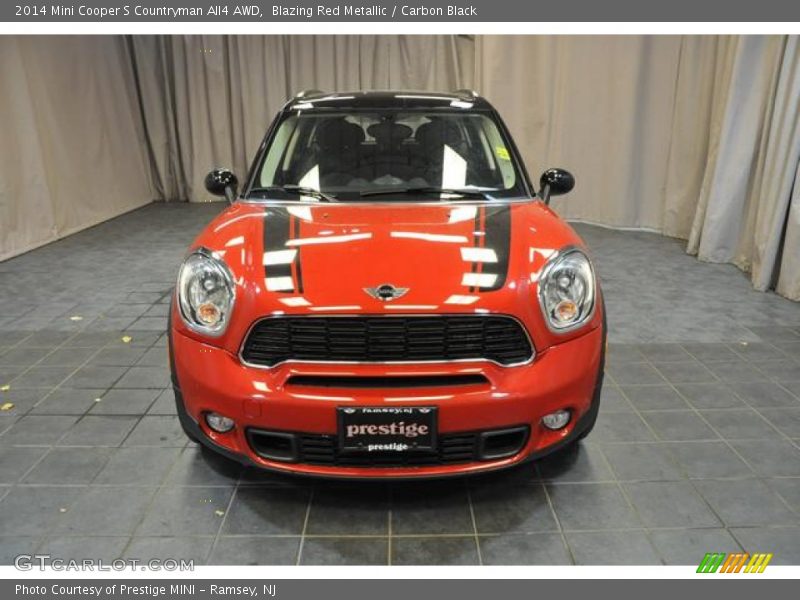 Blazing Red Metallic / Carbon Black 2014 Mini Cooper S Countryman All4 AWD