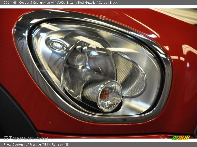 Blazing Red Metallic / Carbon Black 2014 Mini Cooper S Countryman All4 AWD