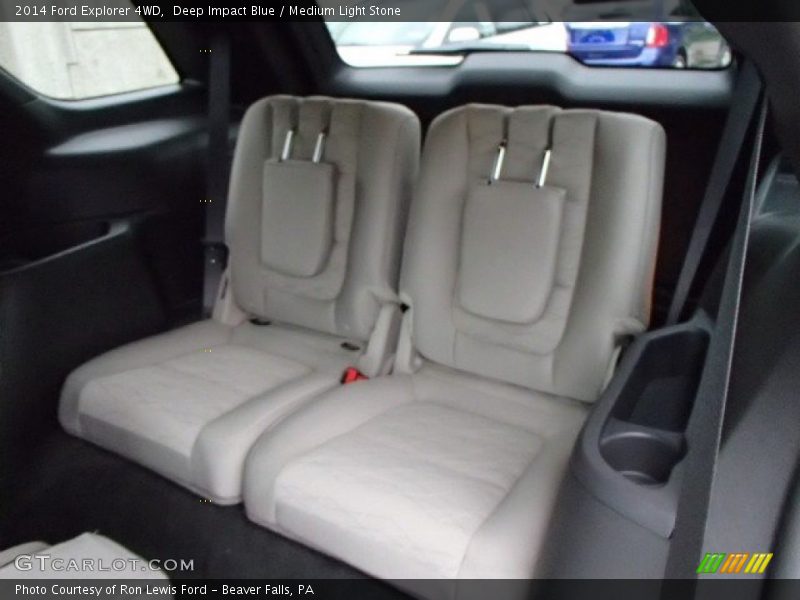 Deep Impact Blue / Medium Light Stone 2014 Ford Explorer 4WD