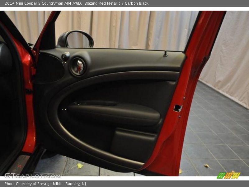 Blazing Red Metallic / Carbon Black 2014 Mini Cooper S Countryman All4 AWD