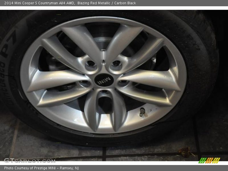 Blazing Red Metallic / Carbon Black 2014 Mini Cooper S Countryman All4 AWD