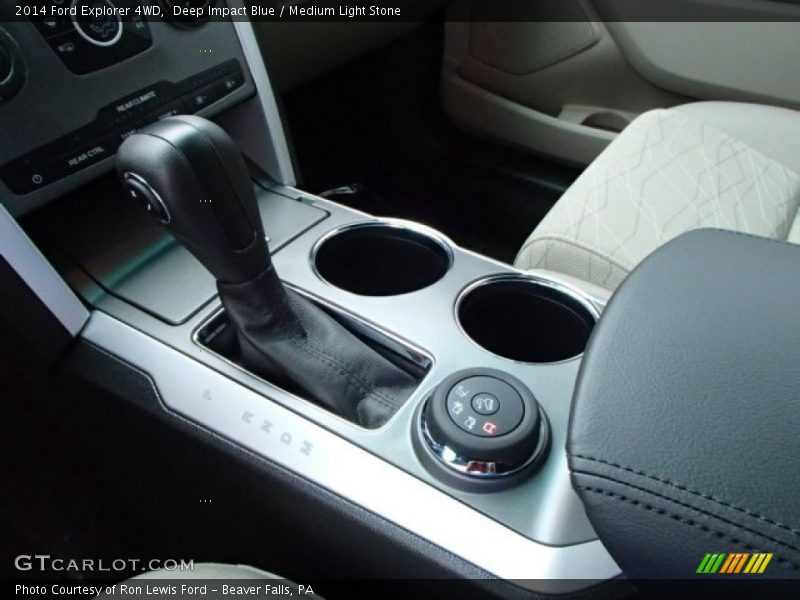 Deep Impact Blue / Medium Light Stone 2014 Ford Explorer 4WD